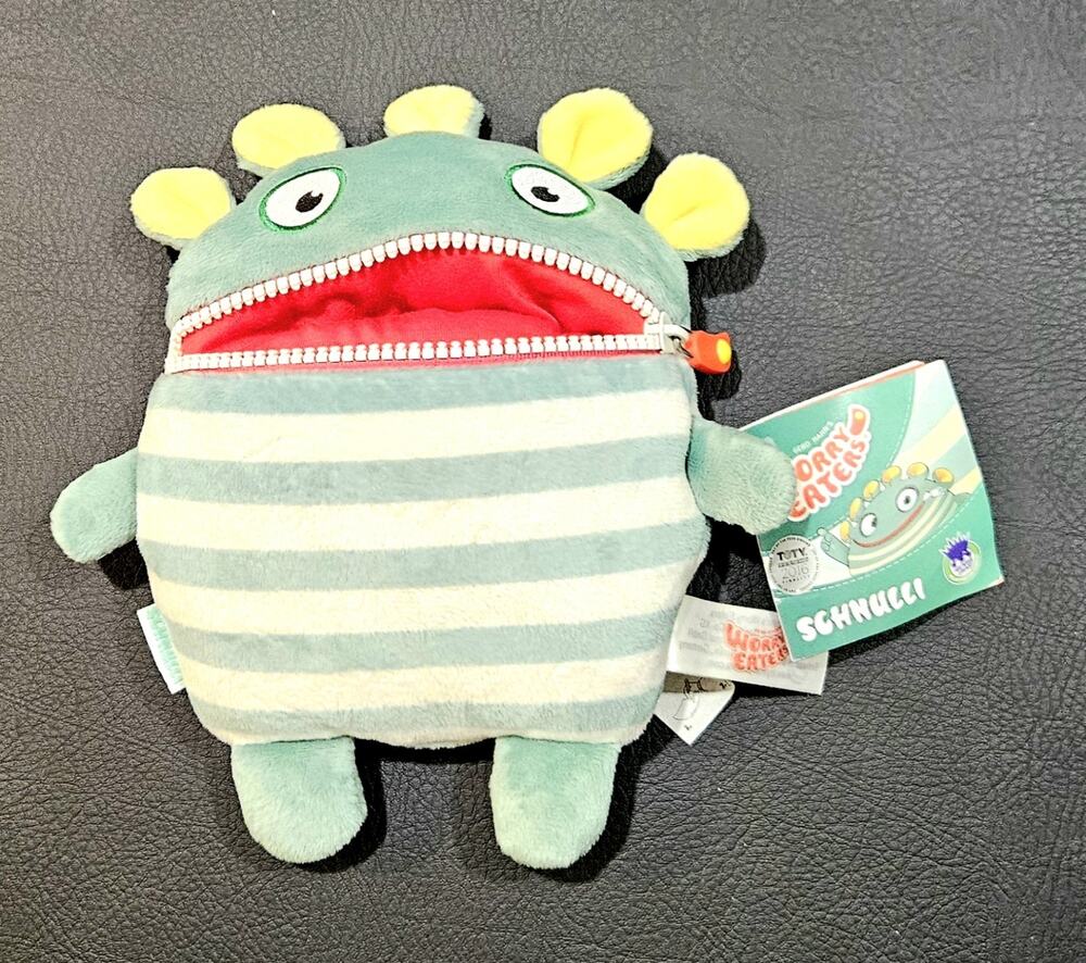 Worry Eater Schnulli 24 cm Schmidt Games Plush Stuffed Animal 42322 NWT